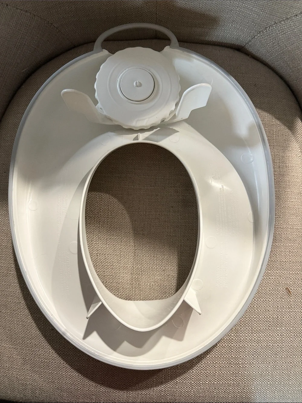 BabyBjörn White Toddler Potty Seat with Handle